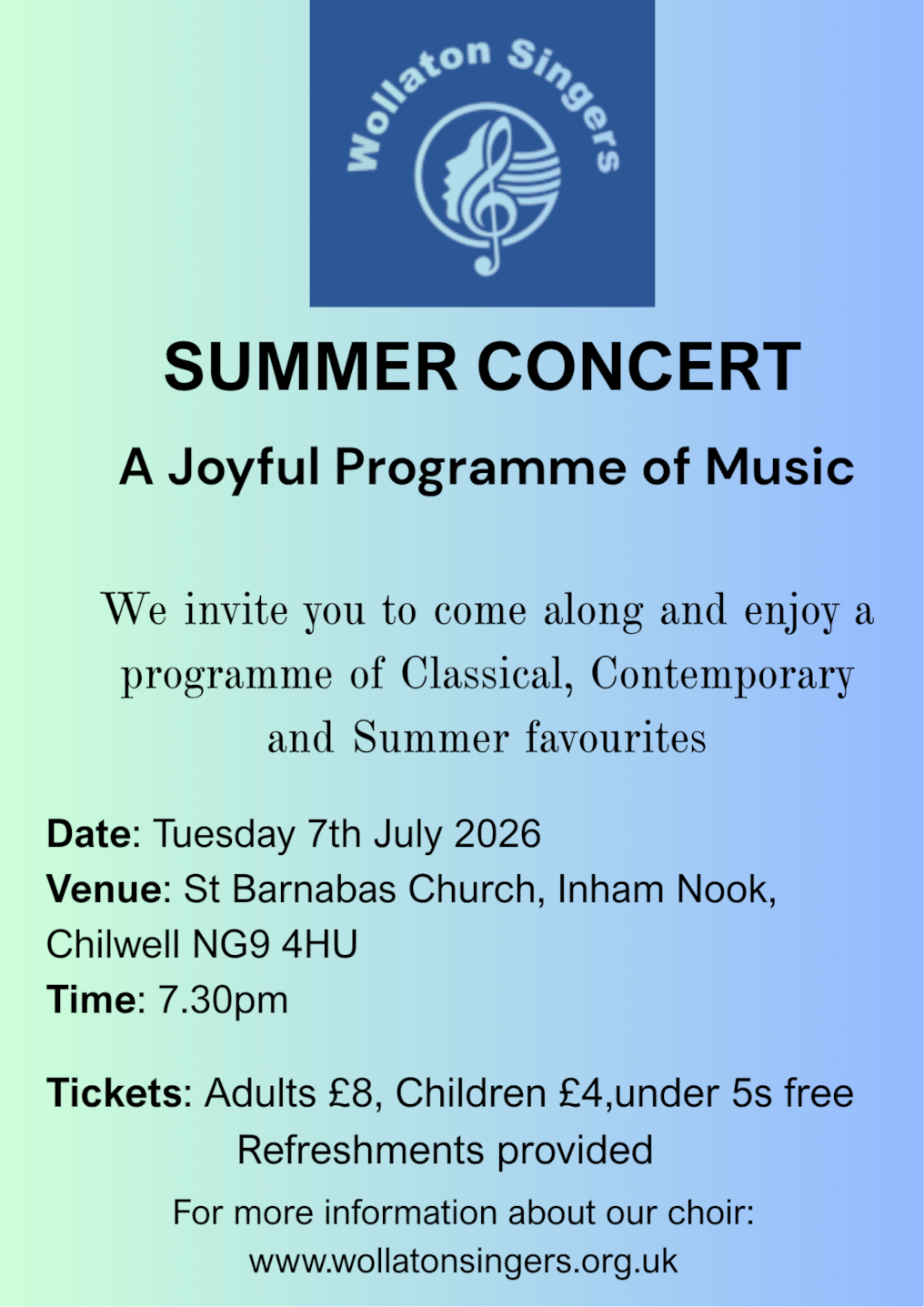 Summer Concert Poster